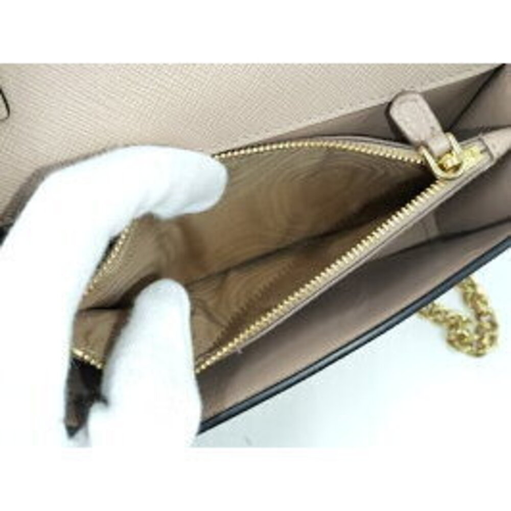 PRADA Chain Shoulder Bag Logo Leather - Picture 9 of 9